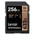 Lexar 633X Professional 256GB V30 U3 SDHCâ„¢/SDXCâ„¢ UHS-I Memory Cards (up to 95MB/s read, Write 45MB/s)