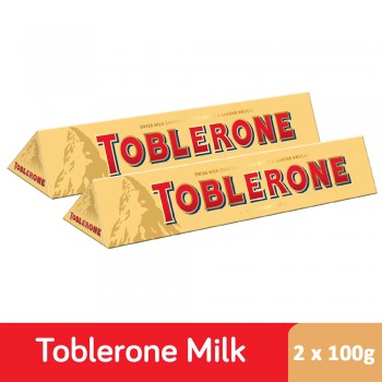 Toblerone Swiss Milk Chocolate (100g x 2)