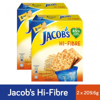 Jacob's Hi-Fiber Cream Crackers Multipack (209.6g x 2)