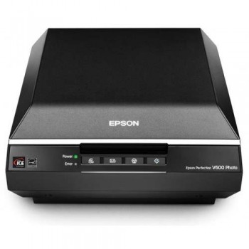 Epson Perfection V600 Photo â€” A4 Flatbed Scanner - 6400x9600dpi Black Powerful Digital ICE Technology