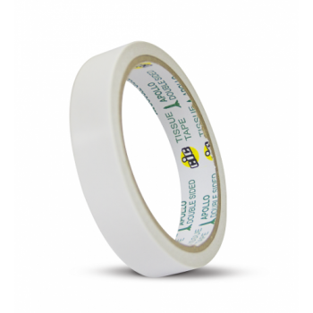 APOLLO Double Sided Cotton Tape - 18mm x 10yards