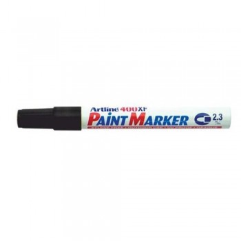 Artline 400XF Paint Marker Pen - 2.3mm Bullet Nib - Black
