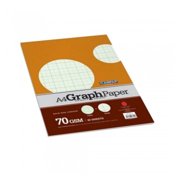 Campap A4 Graph Paper 20 sheets CA3711