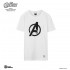 Avengers: Avengers Tee Logo - White, S