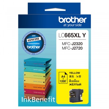 Brother LC-665XL Yellow Ink Cartridge