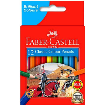 Faber Castell Colour pencils 12s (short)
